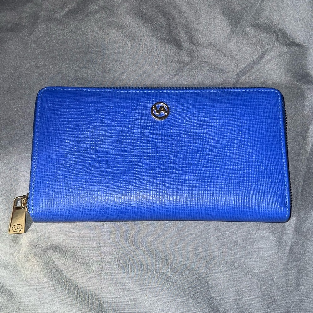Valentina Blue Clutch Wallet